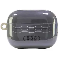 Audi Apple AirPods Pro 2 IML Geometric Pattern Schutzhülle Grau