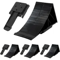 TRUTZHOLM 4x Unterlegkeil Auto 3t Bremskeil 22x12x9 cm Radkeile PKW Anhänger Wohnmobil ...