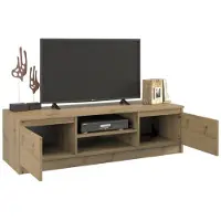 Top E Shop Topeshop RTV120 ARTISAN, Eiche, Partikelbord, Eiche, Partikelbord, 2 Regale, Eiche