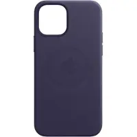 Apple Original iPhone 12 (Pro) Hülle - Echtes Leder - Backcover/Hard Case - Lila