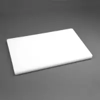 Hygiplas LDPE extra dickes Schneidebrett weiß 45x30x2cm