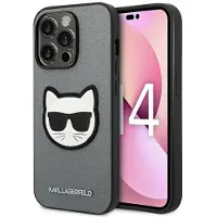 Karl Lagerfeld Klhcp14lsapchg Iphone 14 Pro 6.1 Saffiano Choupette Head Patch Handyhülle