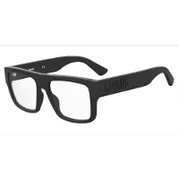 Moschino Herren MOS637 003 Rahmen von BRILLEN Acetat Schwarz-undurchsichtig Quadratisch