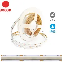 Alcapower LED-Streifen SOB IP65 5m 3000K 24V 15W/m 2000lm/m CRI90: Hocheffiziente lineare Beleuchtung für Innen- und Außenbereiche.