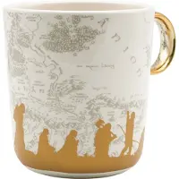 Abystyle Lord of The Rings One Ring 3D Ceramic Novelty Coffee & Tea 460ml / 15.5oz Mug, White, ABYMU