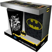 Batman DC Comics GiftSet Bicchiere/Badge/Notebook Batman