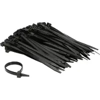 Selco Non Branded 180X7.5MM Black Cable Pro 100