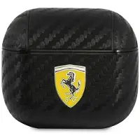 Ferrari FESA3CABK AirPods 3 Hülle schwarz/schwarz On Track PolyurethanCarbon
