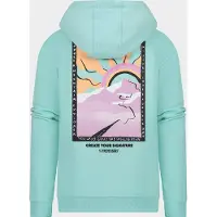 Poederbaas Kapuzenpullover Arty Hoody Damen Mint-M