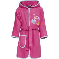 Playshoes Frottee-Bademantel Flamingo in Pink | Gr.: 98/104
