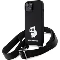 Karl Lagerfeld Klhcp15sscbscnk Iphone 151413 6.1 Crossbody Silicone Choupette Handyhülle