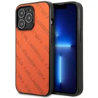 Karl Lagerfeld Klhcp13lptlo Iphone 13 Pro13 6.1 Orangeorange Perforated Allover Handyhülle
