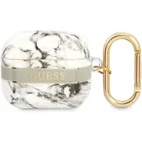 GUESS Gua3Hchmag Airpods 3-Abdeckung Grau/Grau Marble Strap Collection