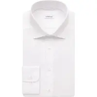 Seidensticker Businesshemd "Schwarze Rose", Herren, Gr. XXL (46), normale Ärmellängen, weiß, 100% Baumwolle, unifarben, tailored fit, 2-Knopf-Manschette, Hemden Businesshemd, Shaped 1/1 Kentkragen Uni