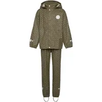 Viking Jolly Print Rain Set olive (37) 140