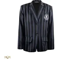 Cinereplicas Mittwoch - Nevermore Academy Blazer, Schwarz - Größe S