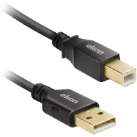 SBS EKON USB-Druckerkabel Typ A-B Stecker gold