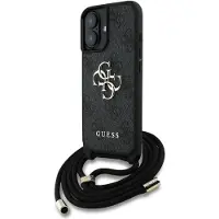 GUESS 4g Big Logo Cord Stap Crossbody Iphone 16 Plus Handyhülle