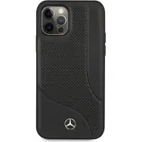 Mercedes Mehcp12lcdobk Iphone 12 Pro Max 6.7 Leather Perforated Area Handyhülle