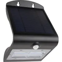 REV Solar LED Butterfly 3,2W schwarz mit Bewegungsmelder 4 Stk