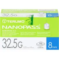 TERUMO EUROPE Nanopass 32,5 Pen Kanüle 0,22x8 mm 100 St