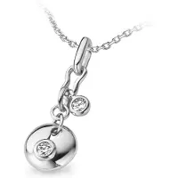 Orphelia Damen-Kette aus 925er Sterlingsilber mit Anhänger – Silber ZH-4759