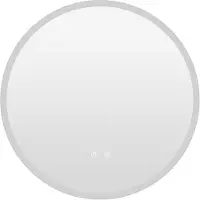 Northix Runder LED-Badezimmerspiegel, 70 cm, beschlagfrei, 3 Lichtfarben