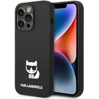 Karl Lagerfeld Klhcp14xslctbk Iphone 14 Pro Max 6.7 Silicone Choupette Body Handyhülle
