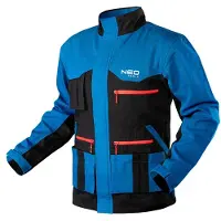 Neo Tools Neo Arbeitsjacke 100% Baumwolle schwarz/blau HD+ XXL