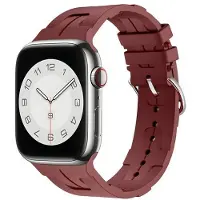 Beline pasek Apple Watch Silicone Ultra 38/40/41mm bordowy /maroon box