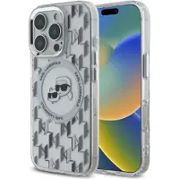 Karl Lagerfeld KLHMP16LHMCKMHT iPhone 16 Pro 6.3" przezroczysty/transparent IML Monogram Karl&Choupe