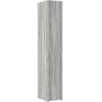 vidaXL Highboard Grau Sonoma 30x42,5x185 cm Holzwerkstoff