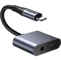 JOYROOM SY-L01, Lightning, 3.5mm+Lightning, Schwarz