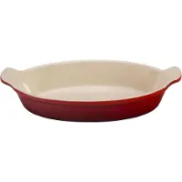 Le Creuset Auflaufform Tradition oval 28 cm Kirschrot