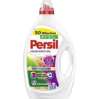 Persil Color Flüssigwaschmittel Gel - Color Kraft-Gel Tiefenrein, für 50 Waschladungen, 2,25 l Flasche