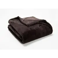 Amadeus Plaid Luxe Schokolade 130x170 cm - Braun Rechteck Polyester 170x130 cm
