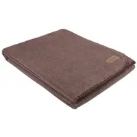Eskimo Edelvelours Decke 220x240 cm | dunkelbraun - braun