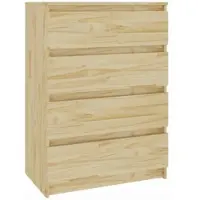 vidaXL Beistellschrank 60x36x84 cm Massivholz Kiefer