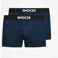 Snocks Boxershort with Logo Men, 2pcs