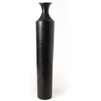 Amadeus Vase in Schwarz 150 cm - Anderes Metall 30x30 cm