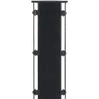 Floraworld Zaunpfosten »Premium«, Stahl, BxLxT: 4 x 160 x 12 cm - grau