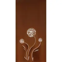 Floraworld Sichtschutzwand Leone 90 x 178 cm rost