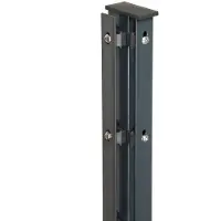 Floraworld Eckpfosten, Stahl, BxHxL: 6 x 4 x 120 cm - grau