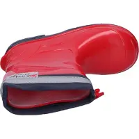 Bockstiegel Kinder Gummistiefel Regenstiefel Kim Uni – Kinderstiefel Gummi Stiefel Mädchen Jungen in Rot Größe 23