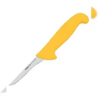 Pirge Butcher's Ausbeinmesser Profi Messer 10 cm Gelb Schlachtermesser - Fleischermesser - Stechmesser - Schärfste Metzgermesser