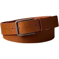 Calvin Klein Ledergürtel JEANS "WARMTH BUCKLE", Herren, Gr. 90, braun (ck cognac, antique silber), Rindsleder, unifarben, Gürtel Ledergürtel, Größenverstellbar