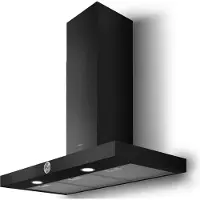 Elica Dekorative wandhaube 90cm 537m3/h schwarz LOL BLA90