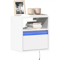 vidaXL TV-Wandschrank mit LED-Beleuchtung Sonoma-Eiche 80x31x45 cm