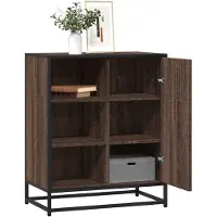 vidaXL Sideboard Grau Sonoma 62x35x76 cm Holzwerkstoff