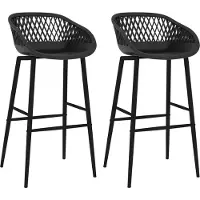 vidaXL Barhocker 4 Stk. Weiß